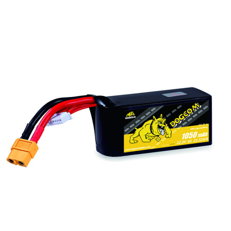 Battery DOGCOM 1050mAh 6S 22.2V 160C LiPo XT60