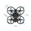 FPV drone FLYWOO FlyLens 75 HD Walksnail 2S BNF ELRS 2.4G V1.3