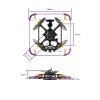 FPV drone FLYWOO Flytimes 85 Hdzero 2S ELRS 2.4G