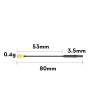 Antenna FLYWOO 5.8G Light 3dBi Brass UFL 80mm for FlyLens 85 (5 pcs)