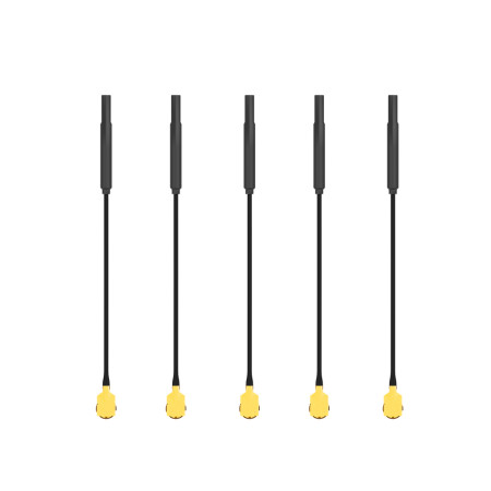Antenna FLYWOO 5.8G Light 3dBi Brass UFL 80mm for FlyLens 85 (5 pcs)