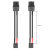 Adapter FLYWOO Balck XT30U Male to XT60H Female (2 pcs)