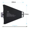 Antenna Maple Wireless UHF Log-Periodic SMA MALE (370–1400MHz)