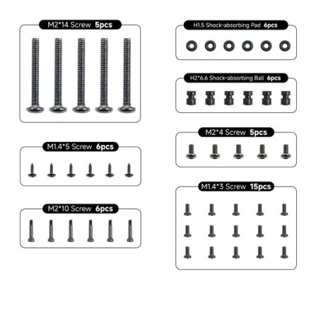 Screws Pack BetaFPV For Whoop Drone Pavo Femto