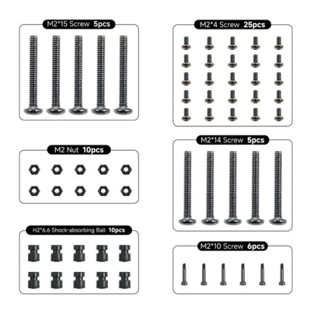 Screws Pack BetaFPV For Whoop Drone Pavo20/Pavo20 Pro