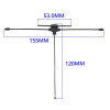 Antenna RadioMaster UFL Dual-Band T Antenna 868/915MHz + 2.4GHz