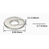 Nut HobbyDrone DIN_9021 M3
