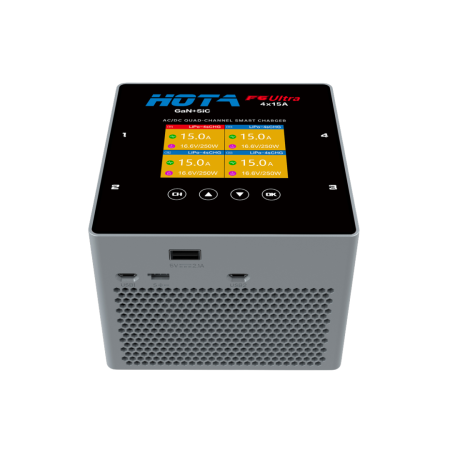 Charger HOTA F6 Ultra 4x250W 15A 1-6S AC/DC