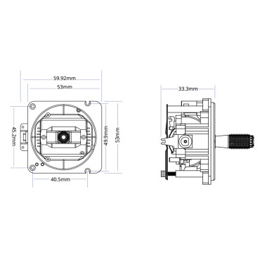 AG02 CNC Hall Gimbal RadioMaster Single Centering Gold