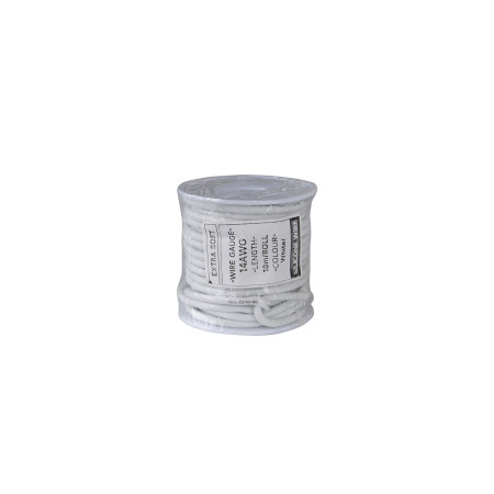 Cable HobbyDrone AWG14 10m/Roll Silicone Airplane Wires Leads White