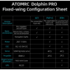 Fixed Wing Plane ATOMRC Dolphin PRO RTH White