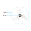 Propellers Gemfan 1207-3 PC Clear 1.0mm (2CCW+2CW)