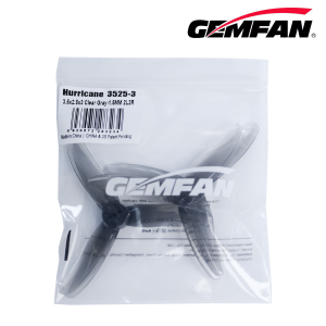 Propeller Gemfan Hurricane 3525-3 PC 3.5” Clear Gray (2CW+2CCW)