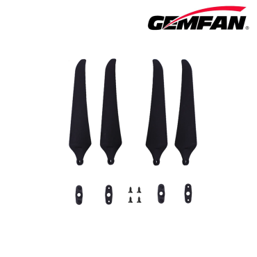 Vrtule Gemfan 1051F Skládací ze skelných vláken nylon 2 listy černá (1CW + 1CCW)