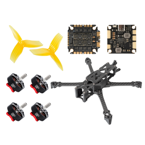 FPV DIY Kit Pilotix Rocky 5 Yellow Prop