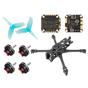 FPV DIY Kit Pilotix Rocky 5 Blue Prop