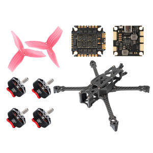 FPV DIY Kit Pilotix Rocky 5 Pink Prop
