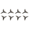 Propeller Flywoo GF 2023 PC 3-Blade 1.5mm Grey (4CW+4CCW)