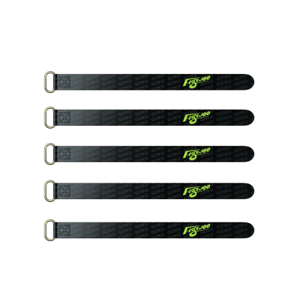 Battery Strap FLYWOO Patent Leather 10x130mm (5 pcs)