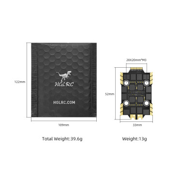 ESC HGLRC 6S 60A 4in1 BL32 MINI