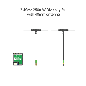 Receiver iFlight True Diversity ELRS 2.4G RX + 2 x 40mm Mini Antenna