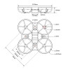 Replacement Duct BETAFPV for Meteor65 Pro II Blue