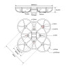 Replacement Duct BETAFPV for Meteor75 Pro II Black+White (2PCS)