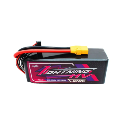 Battery CNHL Lightning LiHV LiPo 6S 7200mAh 120C XT90