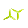 Propeller Gemfan 3520 Hurricane PC 3-Blade T-mount 1.5mm Yellow (2CW+2CCW)