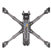 Frame FlyFishRC Volador II VX6 O4 Pro FPV Freestyle T700 Black