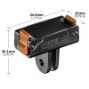 Magnetic Quick-Release Adapter STARTRC for DJI Osmo Action 6, Nano and 360 II