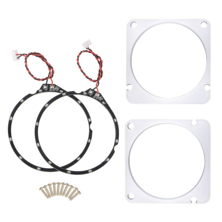 LED Gimbal shrould kit RadioMaster for TX16s White